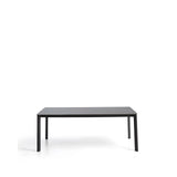 Tisch Anafi aus gesintertem Stein und Aluminium in Graphit, 180 x 90 cm von Kave Home – Bild 1