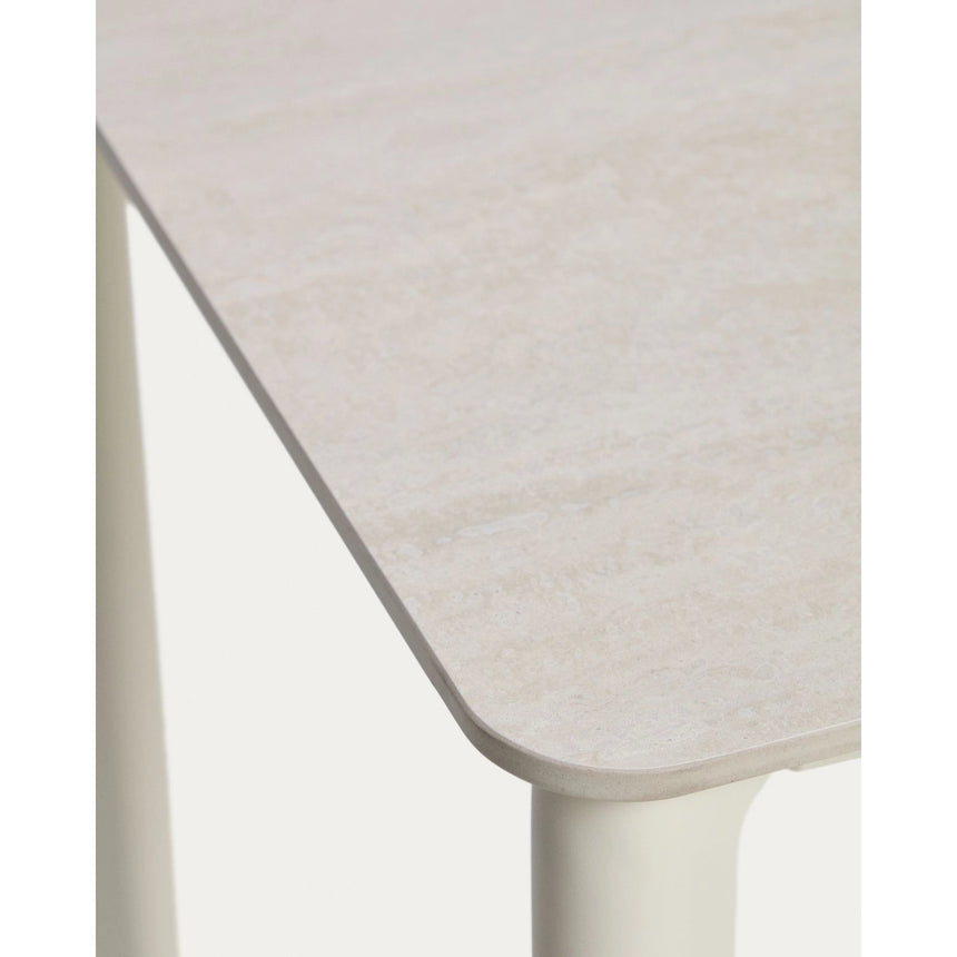 Tisch Anafi mit Tischplatte aus gesintertem Stein, 140 x 80 cm von Kave Home – Bild 4