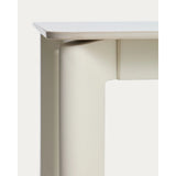 Tisch Anafi mit Tischplatte aus gesintertem Stein, 140 x 80 cm von Kave Home – Bild 5