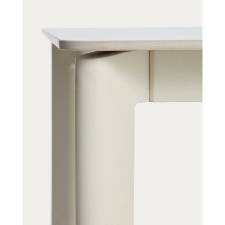 Tisch Anafi mit Tischplatte aus gesintertem Stein, 140 x 80 cm von Kave Home – Bild 5