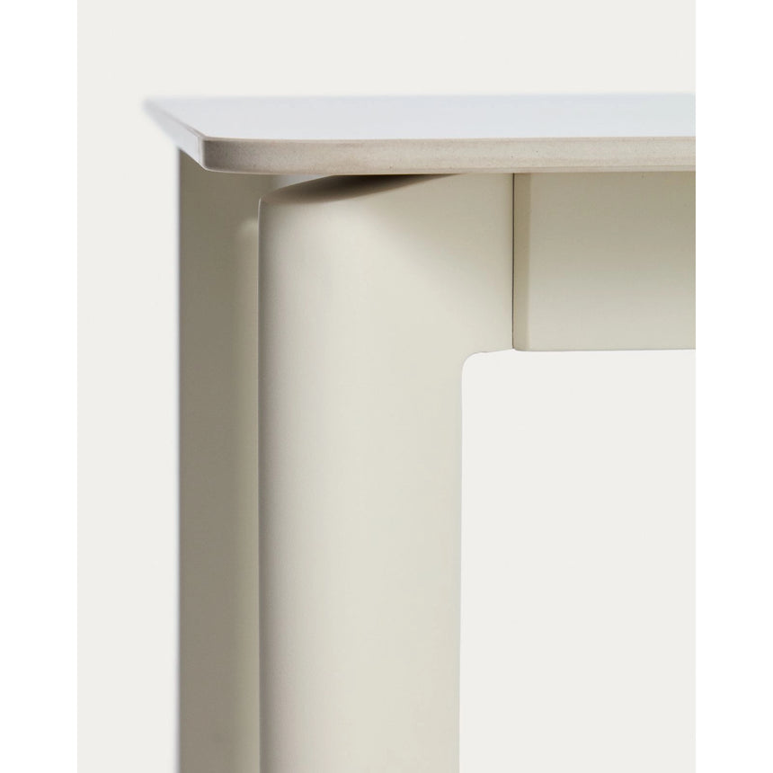 Tisch Anafi mit Tischplatte aus gesintertem Stein, 140 x 80 cm von Kave Home – Bild 5