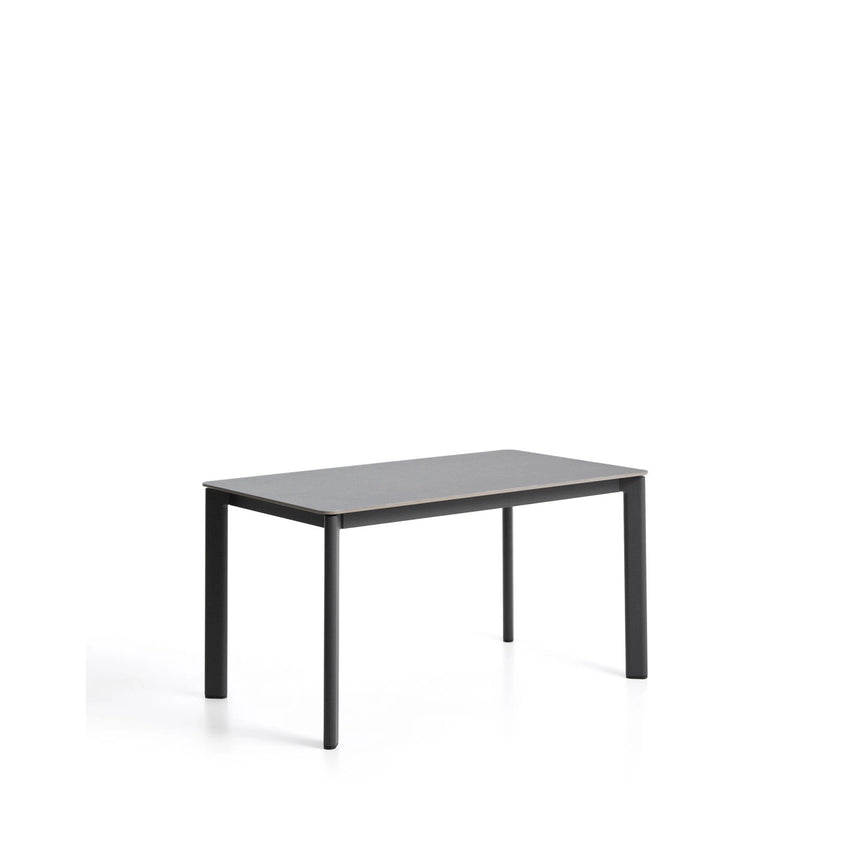 Tisch Anafi mit Tischplatte aus gesintertem Stein in Graphit, 140 x 80 cm  von Kave Home – Bild 5