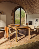 Tisch Arelida aus Furnier und massivem Eichenholz mit hellbraunem Finish 220 x 100 cm FSC Mix Credit von Kave Home – Bild 2