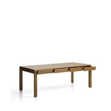 Tisch Arelida aus Furnier und massivem Eichenholz mit hellbraunem Finish 220 x 100 cm FSC Mix Credit von Kave Home – Bild 7