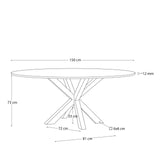 Tisch Argo Ø 150 cm von Kave Home – Bild 2