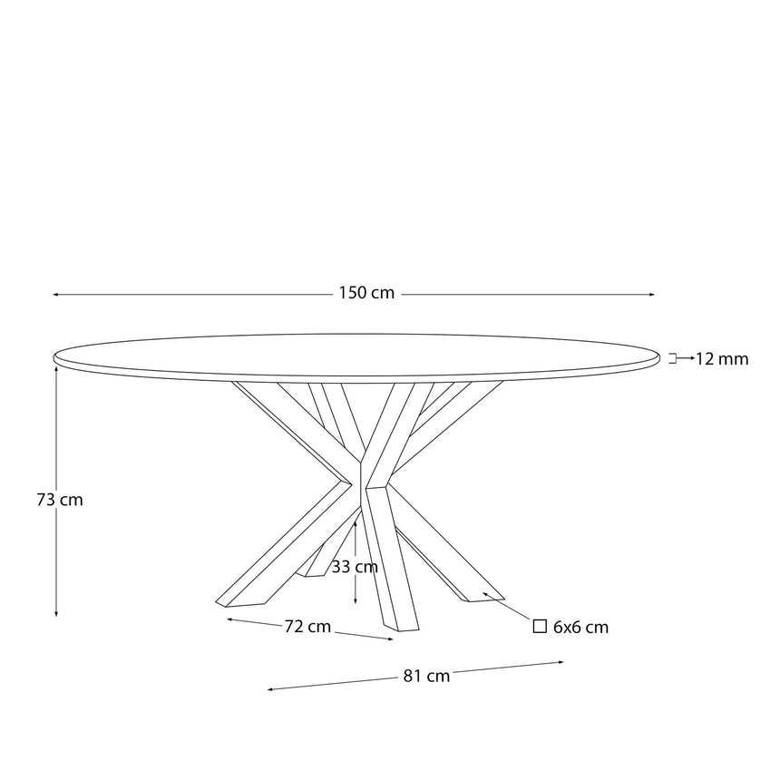 Tisch Argo Ø 150 cm von Kave Home – Bild 2