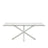 Tisch Argo aus Glas und Stahlbeinen mit weißem Finish, 200 x 100 cm von Kave Home – Bild 5