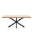 Tisch Argo aus Melamin mit natürlicher Oberfläche und Stahlbeinen mit schwarzem Finish, 200 x 100 cm von Kave Home – Bild 5