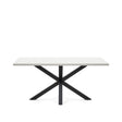 Tisch Argo aus Melamin mit weißer Oberfläche, 160 x 100 cm von Kave Home – Bild 1