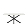 Tisch Argo aus Melamin mit weißer Oberfläche, 160 x 100 cm von Kave Home – Bild 1