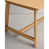 Tisch Idun aus furniertem und massivem Eichenholz mit Finish in natürlichem Farbton FSC Mix Credit 220 x 100 cm von Kave Home – Bild 10