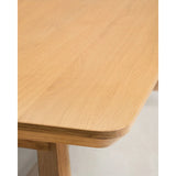 Tisch Idun aus furniertem und massivem Eichenholz mit Finish in natürlichem Farbton FSC Mix Credit 220 x 100 cm von Kave Home – Bild 12