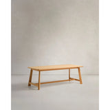 Tisch Idun aus furniertem und massivem Eichenholz mit Finish in natürlichem Farbton FSC Mix Credit 220 x 100 cm von Kave Home – Bild 8