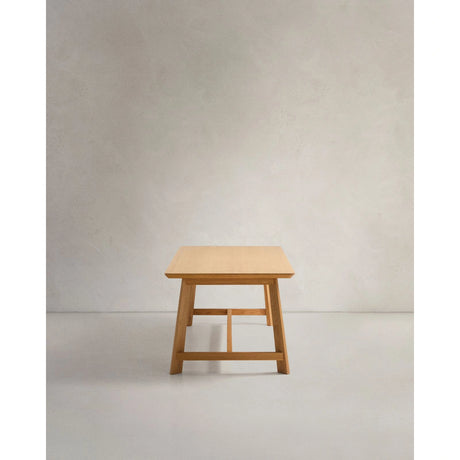 Tisch Idun aus furniertem und massivem Eichenholz mit Finish in natürlichem Farbton FSC Mix Credit 220 x 100 cm von Kave Home – Bild 9