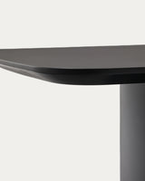 Tisch Litto aus schwarz lackiertem MDF 200 x 100 cm von Kave Home – Produktbild 2