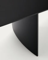 Tisch Litto aus schwarz lackiertem MDF 200 x 100 cm von Kave Home – Produktbild 3