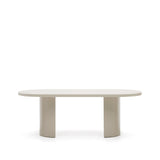 Tisch Nealy aus lackiertem MDF mit eierschalfarbenem Finish 200 x 100 cm von Kave Home – Produktbild 7