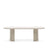 Tisch Nealy aus lackiertem MDF mit eierschalfarbenem Finish 240 x 100 cm von Kave Home – Bild 1