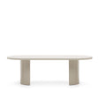 Tisch Nealy aus lackiertem MDF mit eierschalfarbenem Finish 240 x 100 cm von Kave Home – Bild 1
