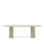 Tisch Nealy aus lackiertem MDF mit eierschalfarbenem Finish 240 x 100 cm von Kave Home – Bild 1