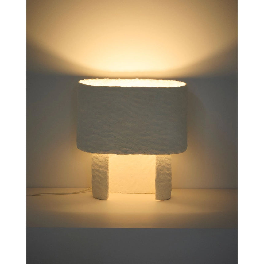 Tischlampe Bedala aus weißem Pappmaché von Kave Home – Bild 6