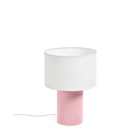 Tischlampe Bianella aus Baumwolle und Cord von Kave Home – Bild 1
