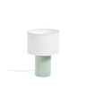 Tischlampe Bianella aus Baumwolle und türkisfarbenem Cord von Kave Home – Bild 1