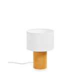 Tischlampe Bianella aus Cord in Senfgelb von Kave Home – Bild 5