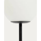 Tischlampe Brisia aus Metall mit schwarzem Finish und einer Glaskugel Ø15 cm von Kave Home – Produktbild 4