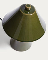Tischlampe Ceren aus grüner Keramik, 21 cm von Kave Home – Bild 4