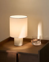 Tischlampe Eshe aus Keramik mit Finish in Weiß von Kave Home – Bild 2