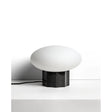 Tischlampe Idela aus Rauchglas und schwarzem Marmor Ø 26 cm von Kave Home – Bild 1