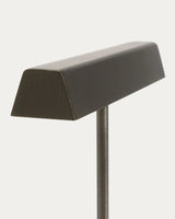 Tischlampe Lynor aus gebürstetem Metall mit Marmorsockel von Kave Home – Bild 4