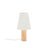 Tischlampe Marga aus massivem Gummibaumholz mit naturfarbenem Finish von Kave Home – Bild 1