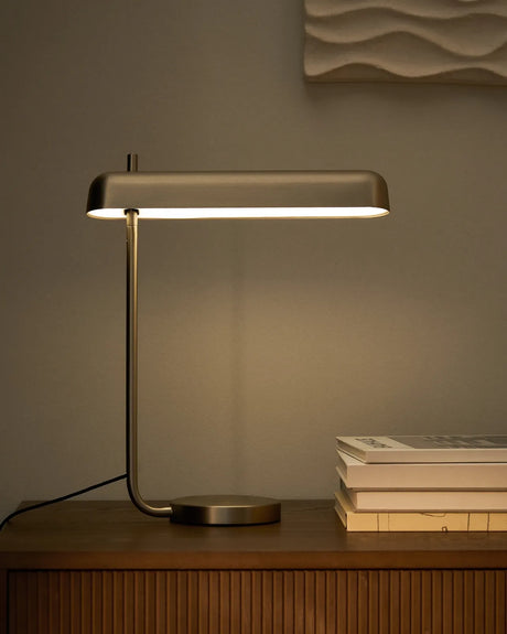 Tischlampe Nelaia mit grauem Finish von Kave Home – Bild 2