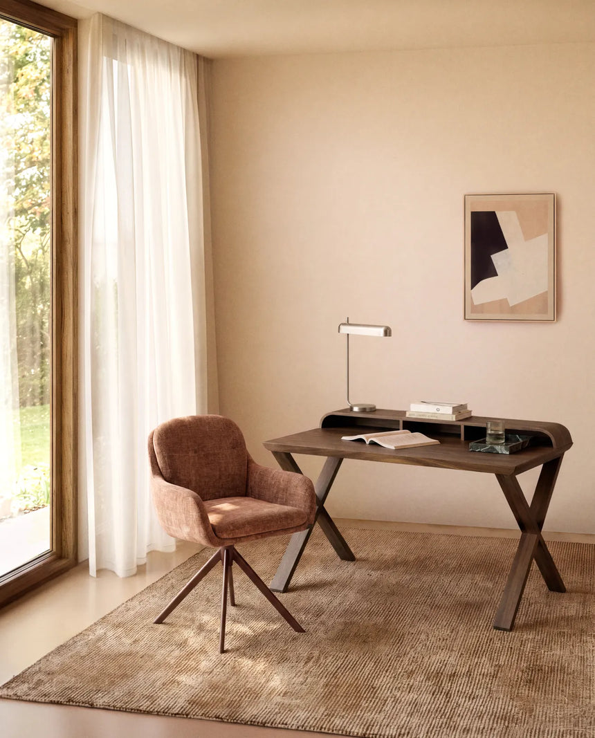 Tischlampe Nelaia mit grauem Finish von Kave Home – Bild 3