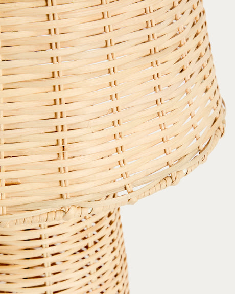 Tischlampe Neuda aus Rattan mit hellem Finish von Kave Home – Produktbild 5