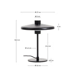 Tischlampe Nuvira aus schwarzem satiniertem Metall von Kave Home – Bild 4