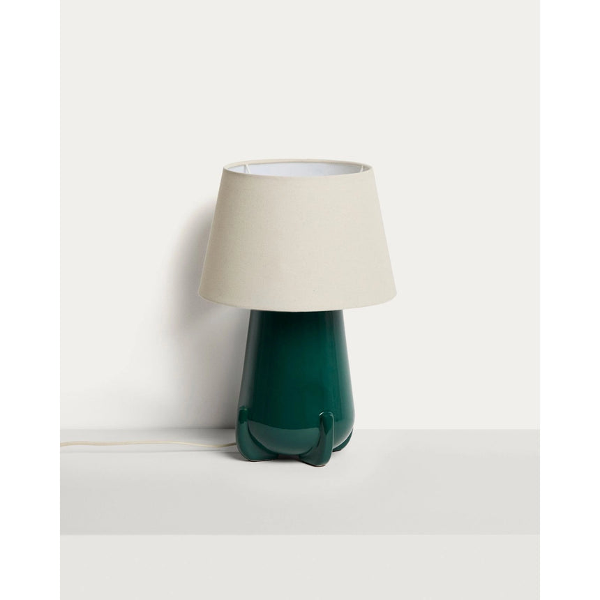 Tischlampe Odra aus Keramik mit glänzendem Finish von Kave Home – Bild 1