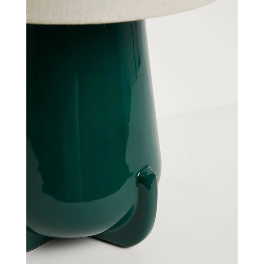 Tischlampe Odra aus Keramik mit glänzendem Finish von Kave Home – Bild 4