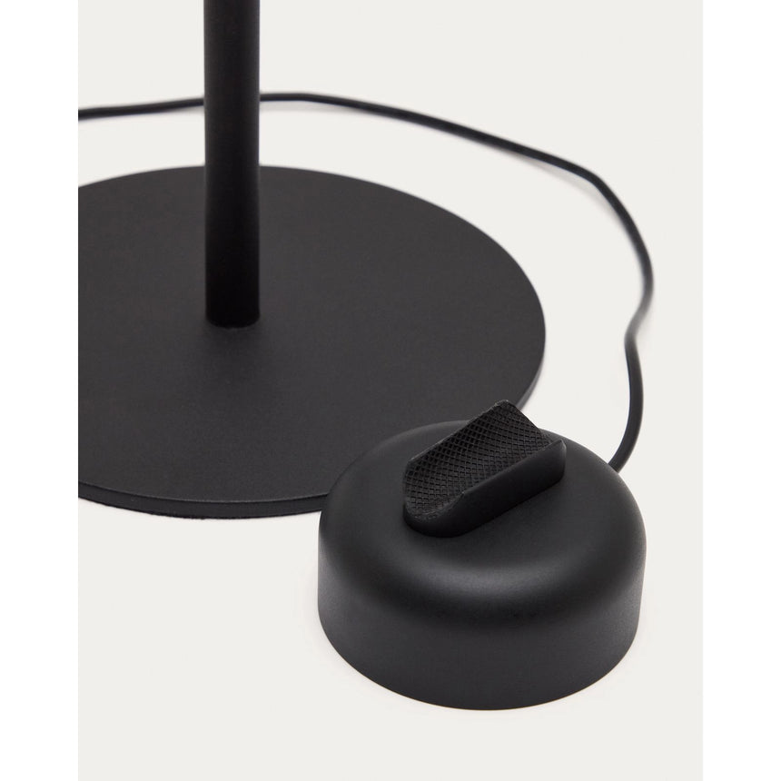 Tischlampe Orey aus schwarzem Metall mit Multipositions-Lichtpunkt von Kave Home – Bild 8