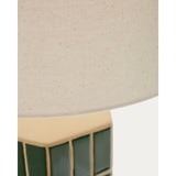 Tischlampe Rue aus grüner Keramik von Kave Home – Bild 8