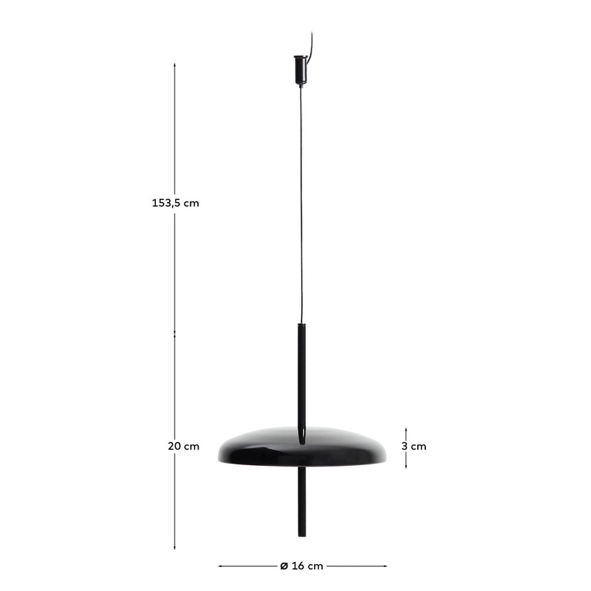 Tragbare Deckenleuchte Porte aus Aluminium, Ø 16 cm von Kave Home – Bild 2