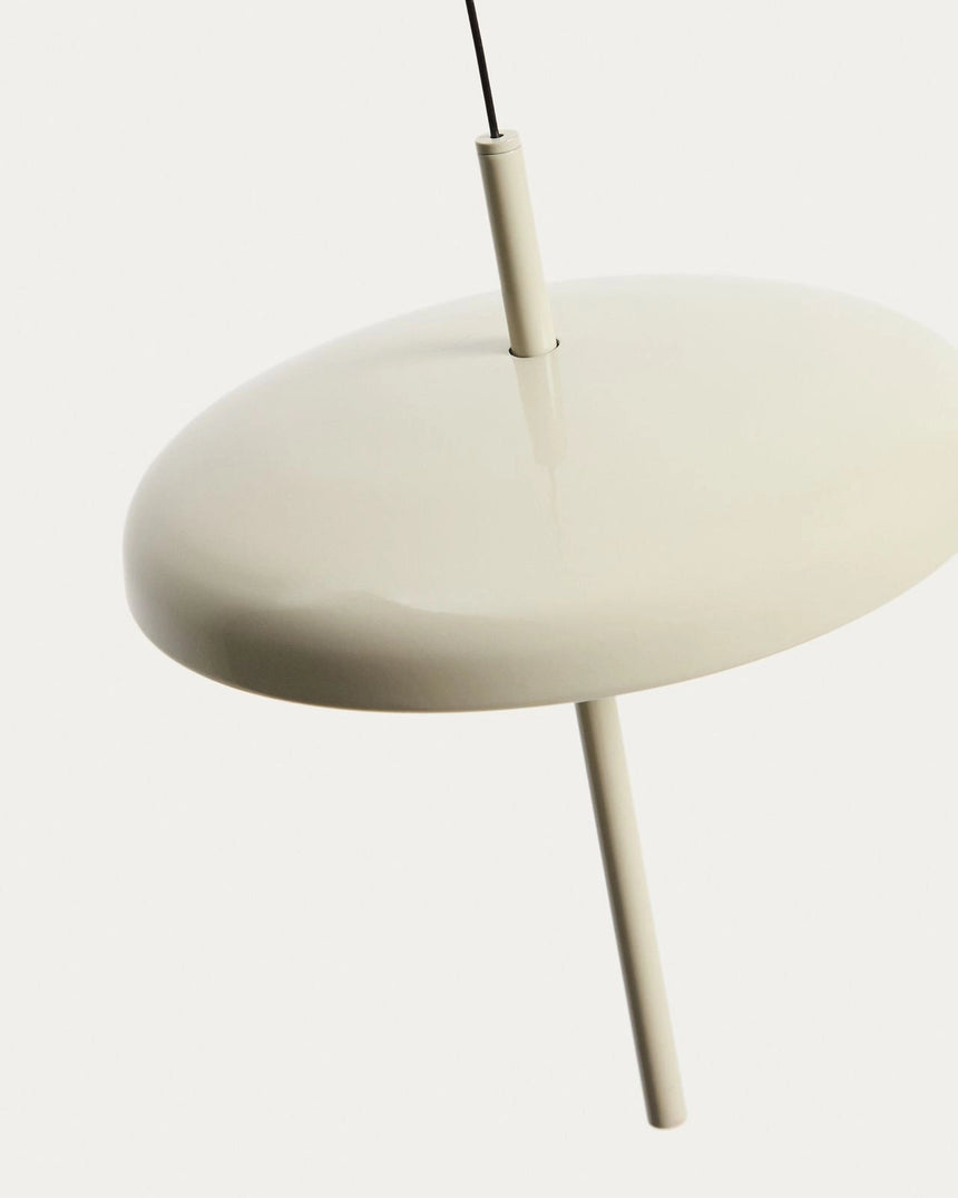 Tragbare Deckenleuchte Porte aus hellgrauem Aluminium, Ø 16 cm von Kave Home – Bild 4