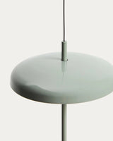 Tragbare Deckenleuchte Porte aus hellgrünem Aluminium, Ø 16 cm von Kave Home – Bild 4