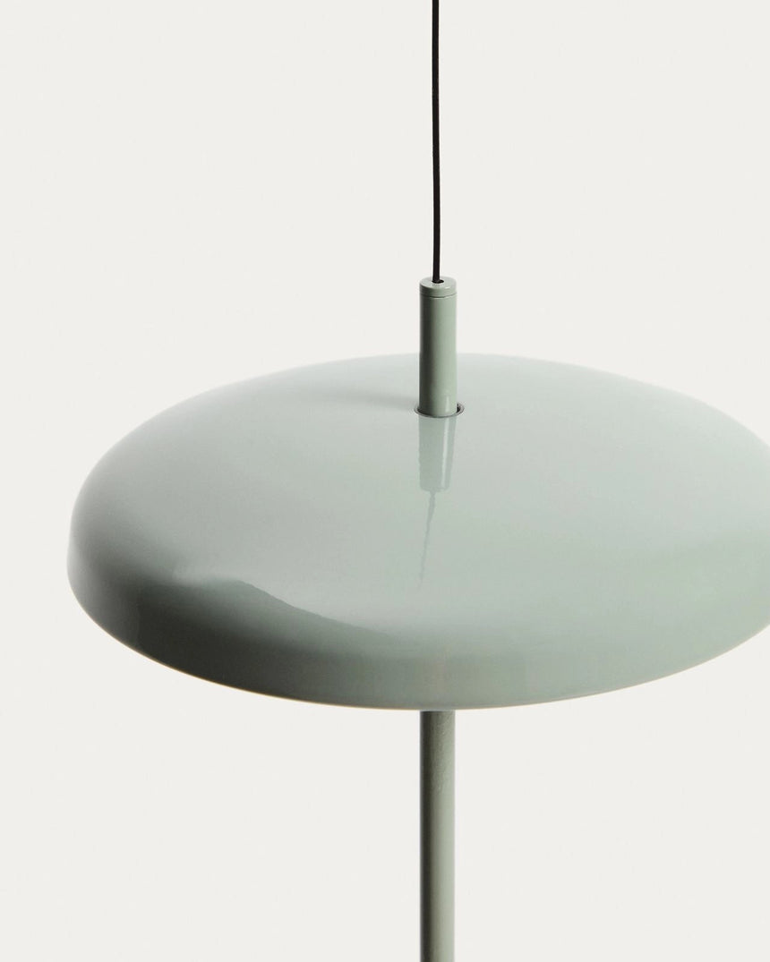 Tragbare Deckenleuchte Porte aus hellgrünem Aluminium, Ø 16 cm von Kave Home – Bild 4