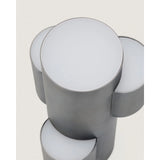 Tragbare LED-Tischlampe Adrina aus Metall mit gebürstetem Finish von Kave Home – Bild 9