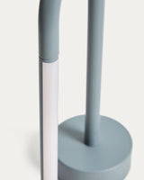 Tragbare Tischlampe Bow aus blauem Aluminium von Kave Home – Bild 6