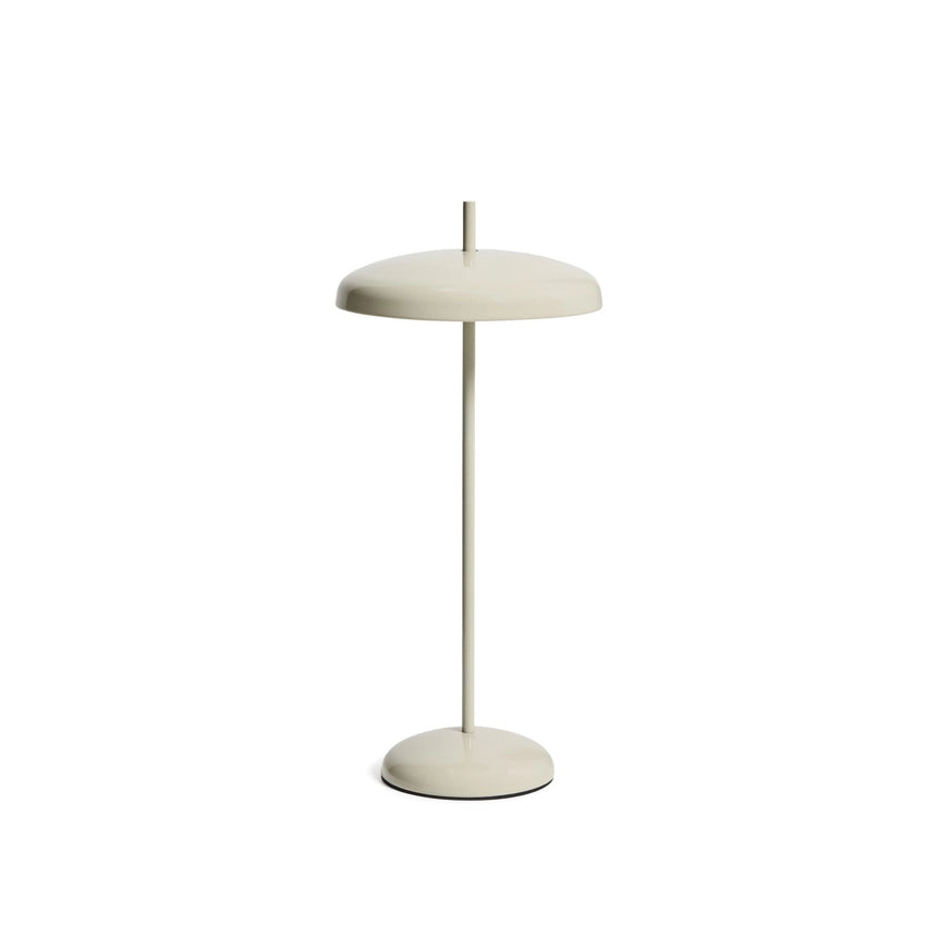 Tragbare Tischlampe Porte aus hellgrauem Aluminium von Kave Home – Bild 1