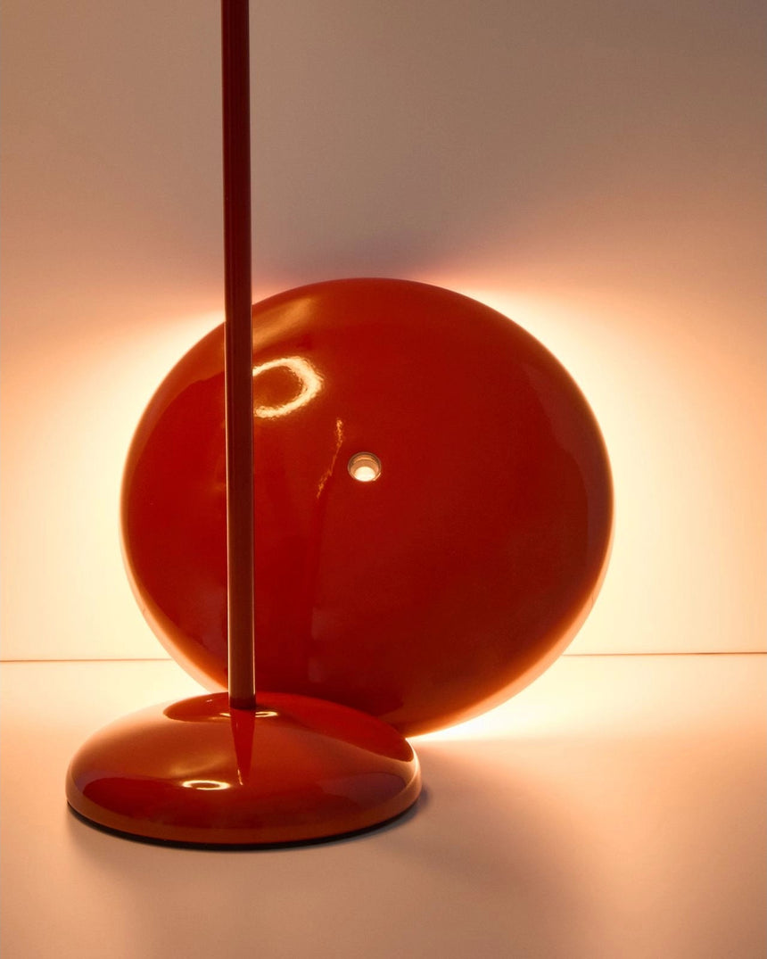 Tragbare Tischlampe Porte aus rotem Aluminium von Kave Home – Bild 5